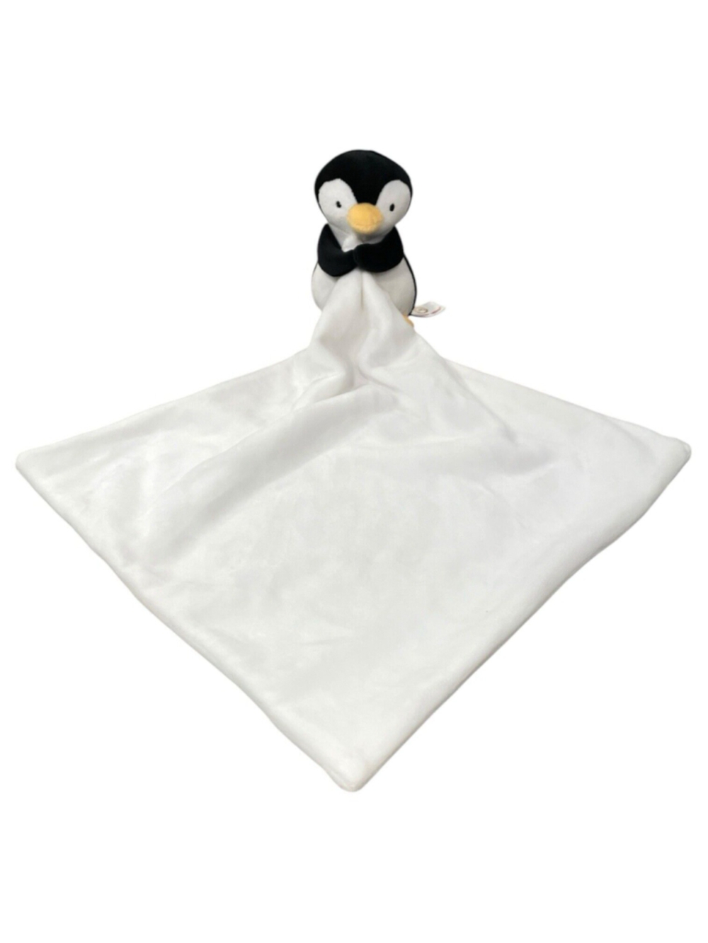 Apricot Lamb Unisex Baby Penguin Lovey Plush Security Blanket Soft Black White